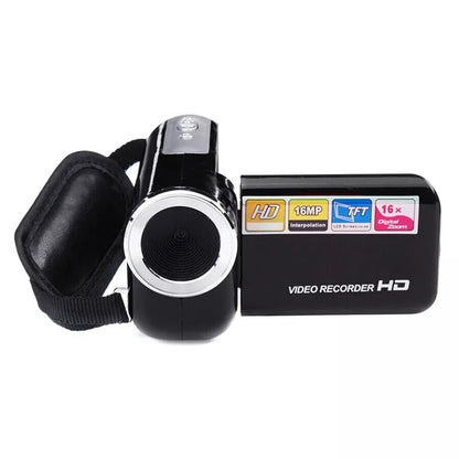 1080P 16MP Digital Camera &amp; Rotatable Screen Camcorder (16X Zoom, Fill Light)