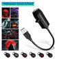 Halloween Led Projection Night Light Pumpkin Ceiling Wall Lamp USB Moon Projector Christmas Atmosphere Mood Light Room Decor
