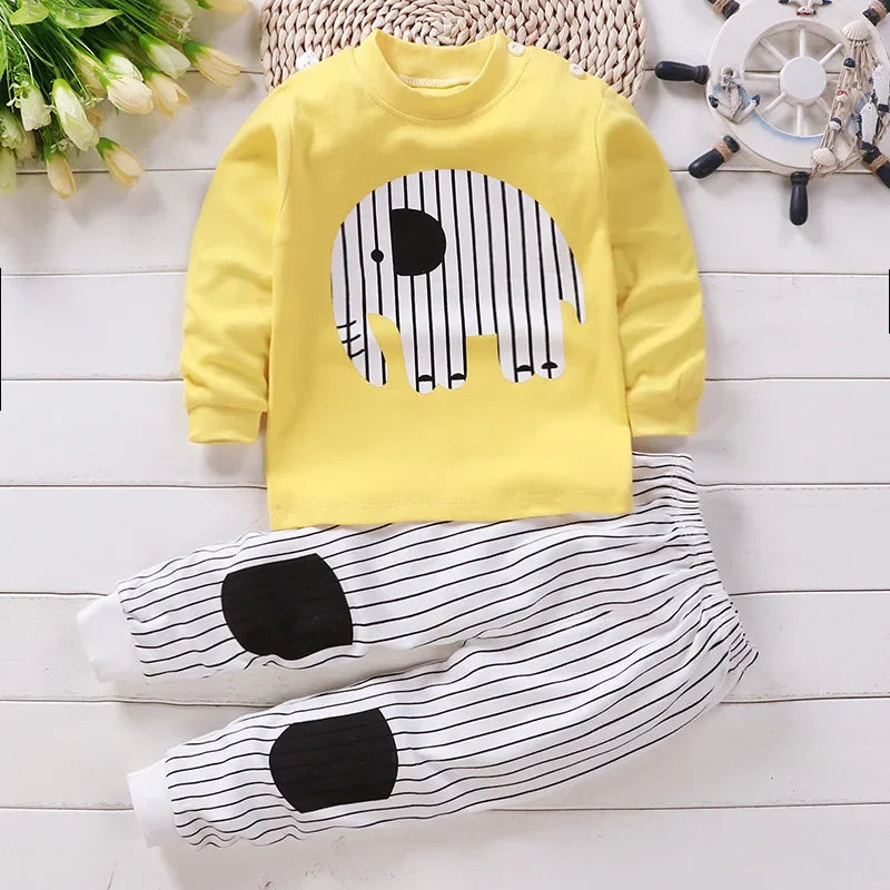 Kids Clothes Children Sets Boys Girls Cotton Autumn winter Clothing