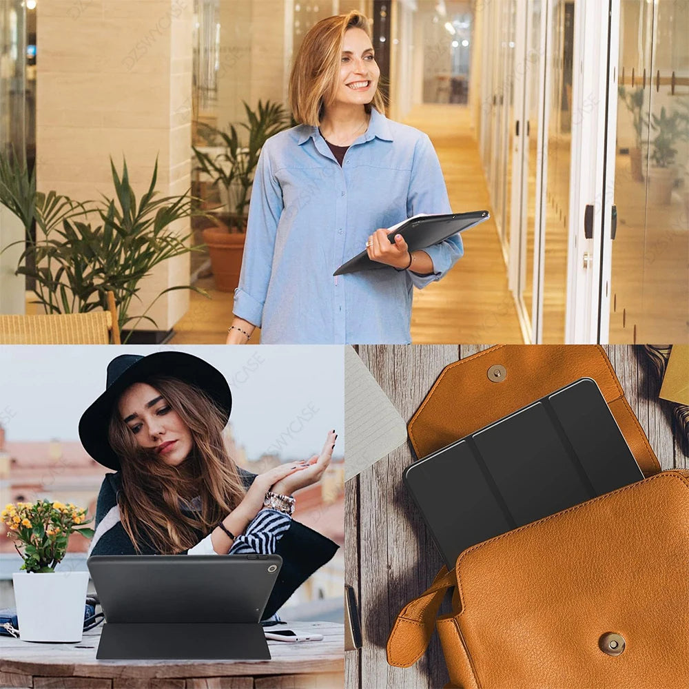 iPad 10.2 Slim Silicone Smart Case (7th–9th Gen)