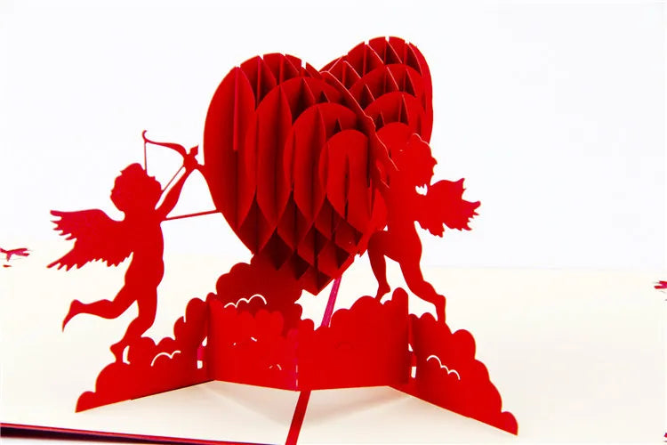 3D Pop Up Flower Greeting Cards Wedding Card Anniversary Thanksgiving Valentines Day Birthday Gift Thank You Card Handmade Cards