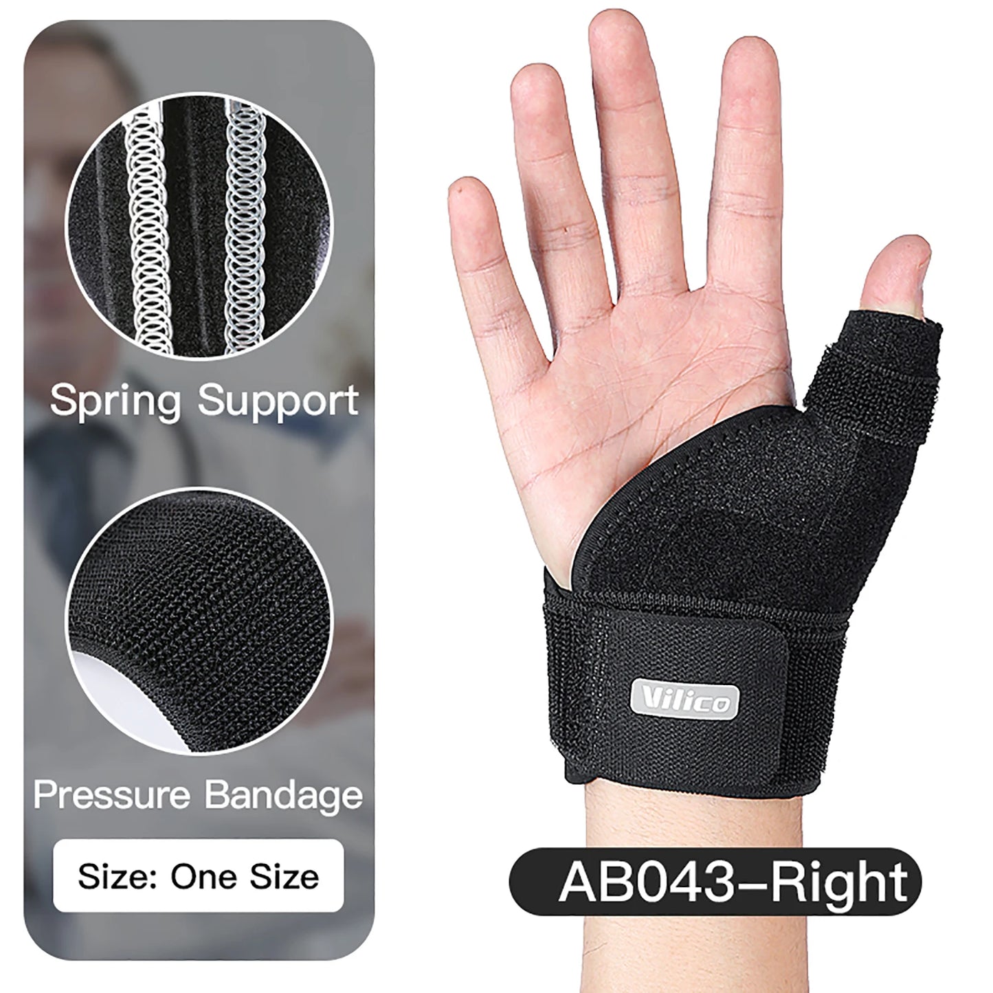 Flexible Wrist & Thumb Support Brace