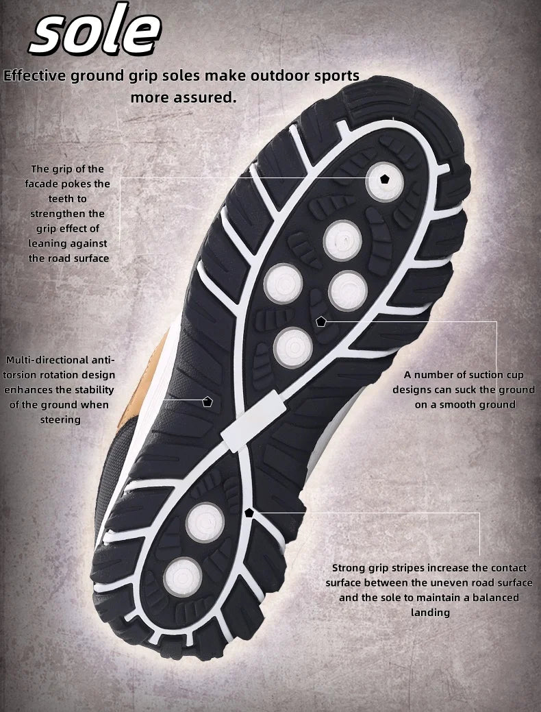 High-Quality Men's Casual Shoes, Waterproof and Lightweight