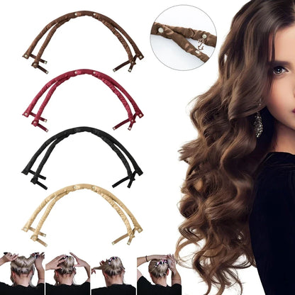 Heatless Curling Rod Headband Soft Hair Curlers No Heat Hair Rollers Sleeping Overnight Lazy Curls Flexi Rods Hair Styling Tools