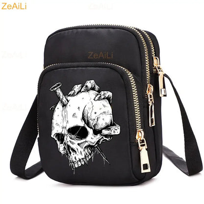 Cat & Dog Faith Quote Crossbody Phone Bag