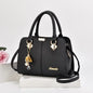 Women’s Large PU Shoulder Bag – Portable Bucket Crossbody Tote