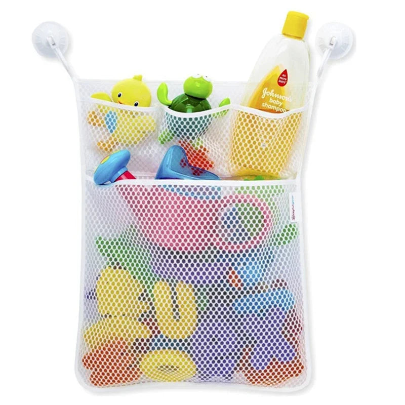 Baby Bathtub Dinosaur Suction Hanging Bag Basket Mesh for Toys Organizer