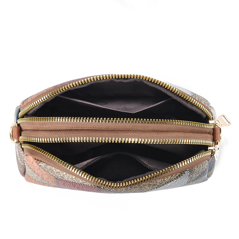 Women's Trendy Fashion Printed Shell Bag Casual Crossbody Bag Versatile Shoulder Bag Designer Small Purse and Handbags