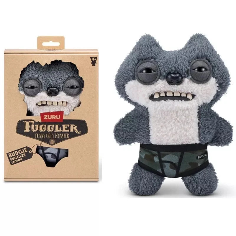 23CM Fuggler Hairy Fuggs Love Ugly Monster Plushies Toys Alien Kawaii Stuffed Animal Funny Vacay Vibes Underwear Series Dolls