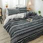 Bohon Paisley Duvet Cover Set Black White Print 3pcs Bedding Sets Luxury Pillow Case Queen and King Size Cotton Bedding Sets