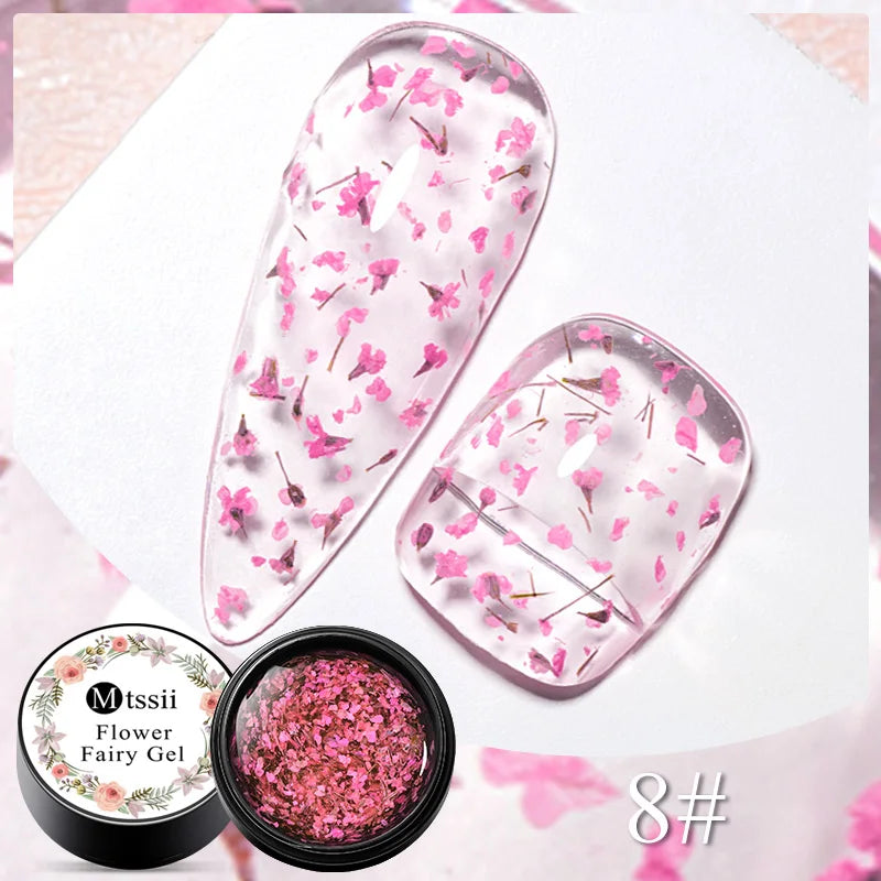 5-in-1 Glue Gel  - Reinforcement Gel, No-Wipe Top Coat, Manicure UV LED Soak Off Nail Gel Varnish for 3D Chrome Design