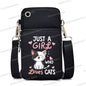 “Just A Girl Who Loves Cats” Mini Phone Crossbody Bag