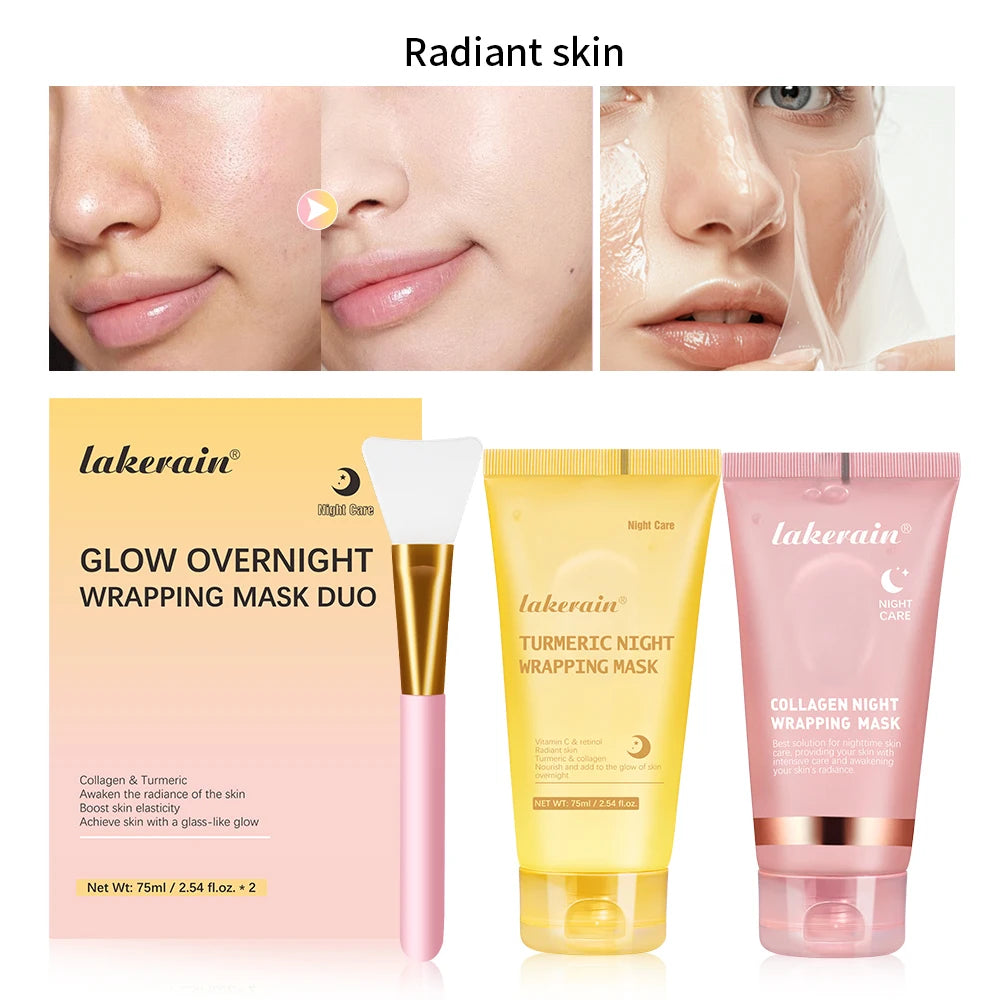 Korean Deep Collagen Peel‑Off Mask – Anti‑Wrinkle Overnight Treatment