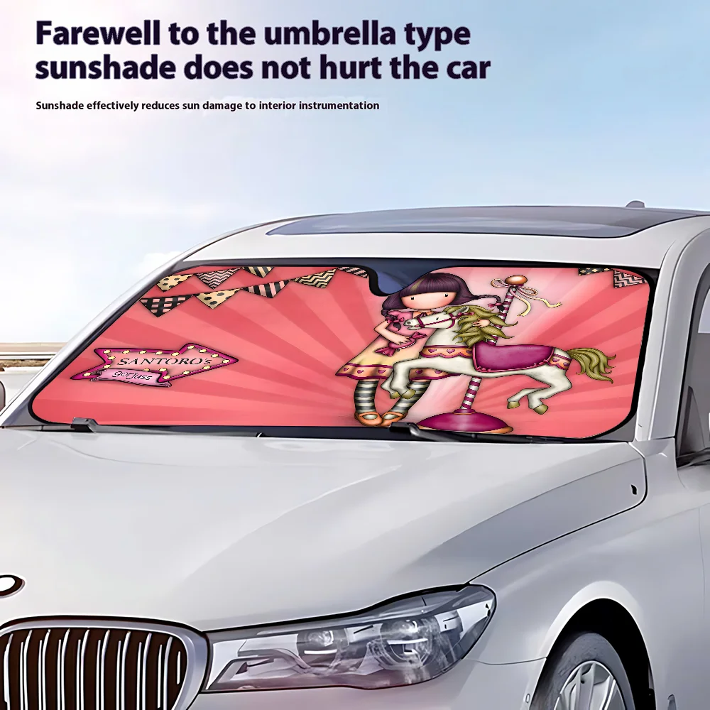 Santoro Gorjuss Car SunShade – 70×130cm Front Window Visor