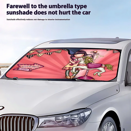 Santoro Gorjuss Car SunShade – 70×130cm Front Window Visor