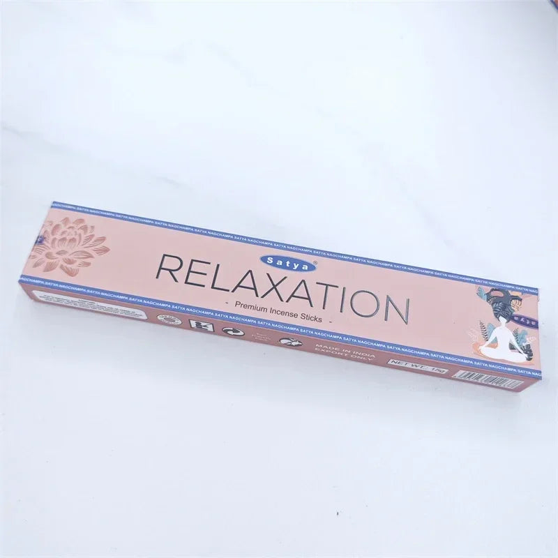 India Stick Incenses White Sage Sandalwood Natural Household Indoor Clean Air Indian Incense Sticks NAG Champa Satya Handmade