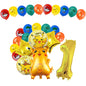 Pikachu Birthday Party Decoration Set (Backdrop · Balloons · Tableware · Kids Party Kit)