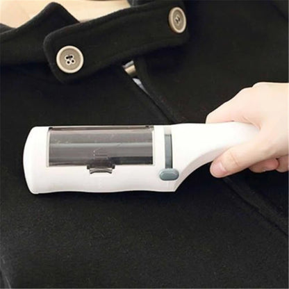 Electrostatic Clothing & Pet Hair Remover Brush: Dust Cleaner and Suction Sweeper for Home, Office, and Travel