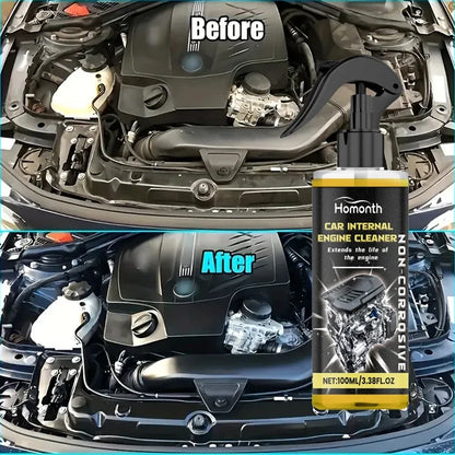 Engine Cleaner, Engine Shine Protector, Detailer, Decontaminant, Deep Degreasing, Compartment Heavy Oil Dust Car Cleaning Tools.