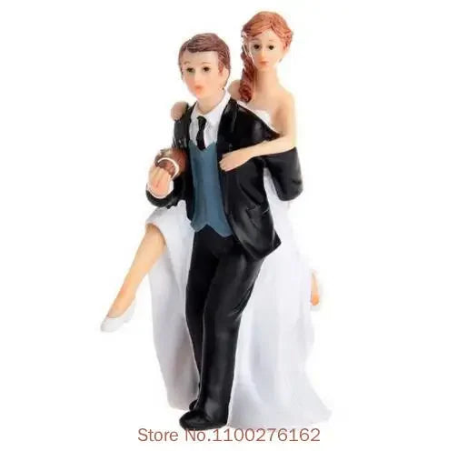 Wedding Couple Resin Cake Figurine