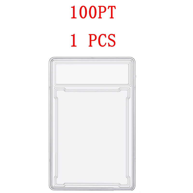 35/55/75/100PT Baseball Star Cards Slab Label Grade Trading Card Sleeves Protector Acrylic Stand Plastic Game PTCG Gift Kids Toy