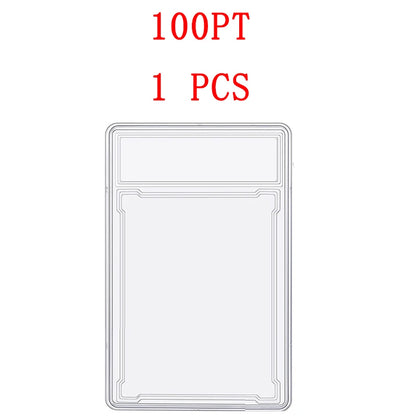 35/55/75/100PT Baseball Star Cards Slab Label Grade Trading Card Sleeves Protector Acrylic Stand Plastic Game PTCG Gift Kids Toy