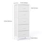5‑Drawer Fabric Cabinet – 48" Living Room Storage
