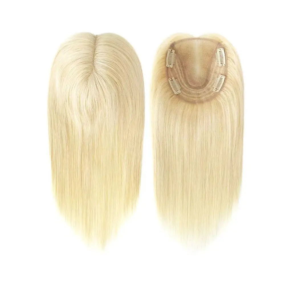 Front Lace Topper for Women (100% Human Hair · Gradient Color · Middle Part · 25–35cm)