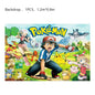 Pikachu Birthday Party Decoration Set (Backdrop · Balloons · Tableware · Kids Party Kit)
