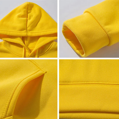 Men's and Women's Solid Color Pocket Hoodies: Fashionable, Casual, Sports Fitness Sweatshirts, Multi-Color Pullovers