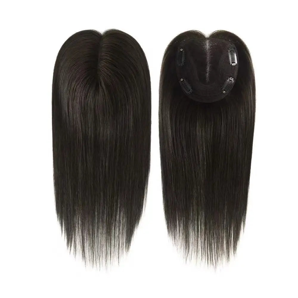 Front Lace Topper for Women (100% Human Hair · Gradient Color · Middle Part · 25–35cm)