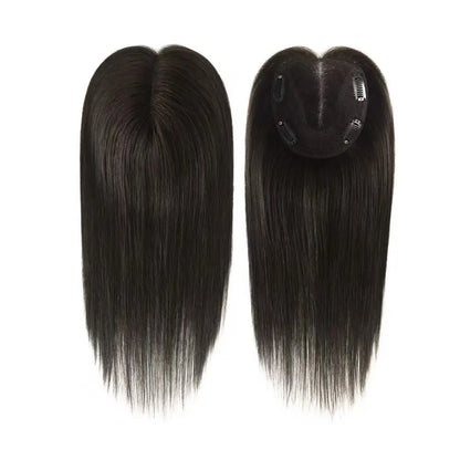 Front Lace Topper for Women (100% Human Hair · Gradient Color · Middle Part · 25–35cm)