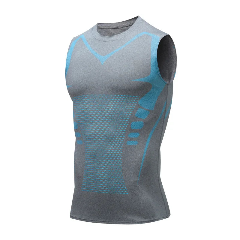 Compression Tank Top Men Gym Shirt Sleeveless Quick Dry