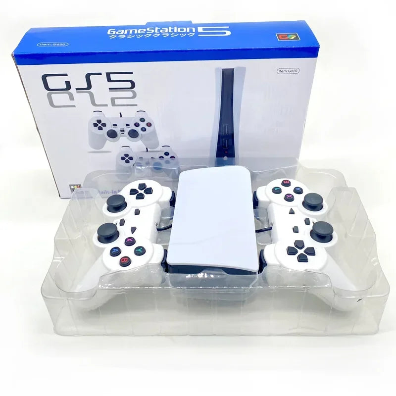 GS5 G620 TV Game Console 8 Bit Retro Consola Video Game Built-In 620 Classic Games Station USB Wired Handheld Gamepad AV Output