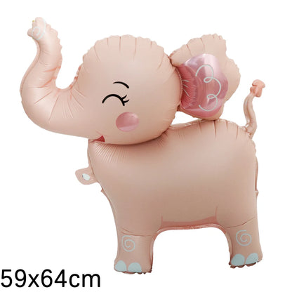 3D Standing  Elephant Aluminum Film Balloon Birthday Party Decorations Supplies Baby Shower Wedding Theme Party Balloon