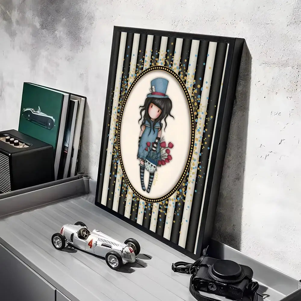 Santoro Gorjuss HD Wall Poster Sticker – Self‑Adhesive Mural Décor