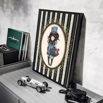 Santoro Gorjuss HD Wall Poster Sticker – Self‑Adhesive Mural Décor