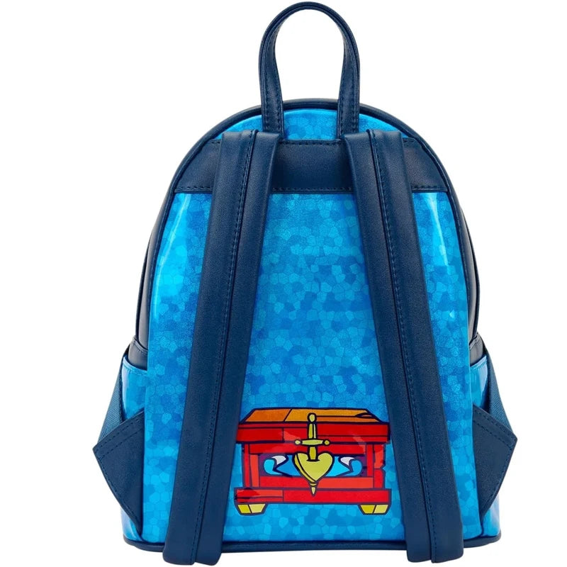 Loungefly Snow White Stained Glass Backpack & Wallet