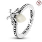 925 Sterling Silver Inlaid Full With Colorful Zirconium Butterfly Rings For Wedding Engagement Silver Rings Jewelry