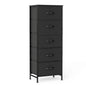 48" Bedroom Dresser with 5 Fabric Drawers