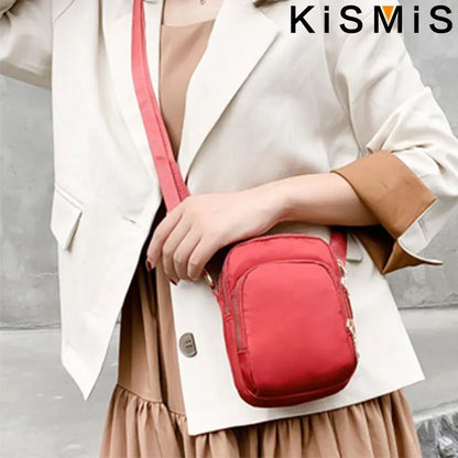 Women’s Nylon Adjustable Crossbody Phone Purse