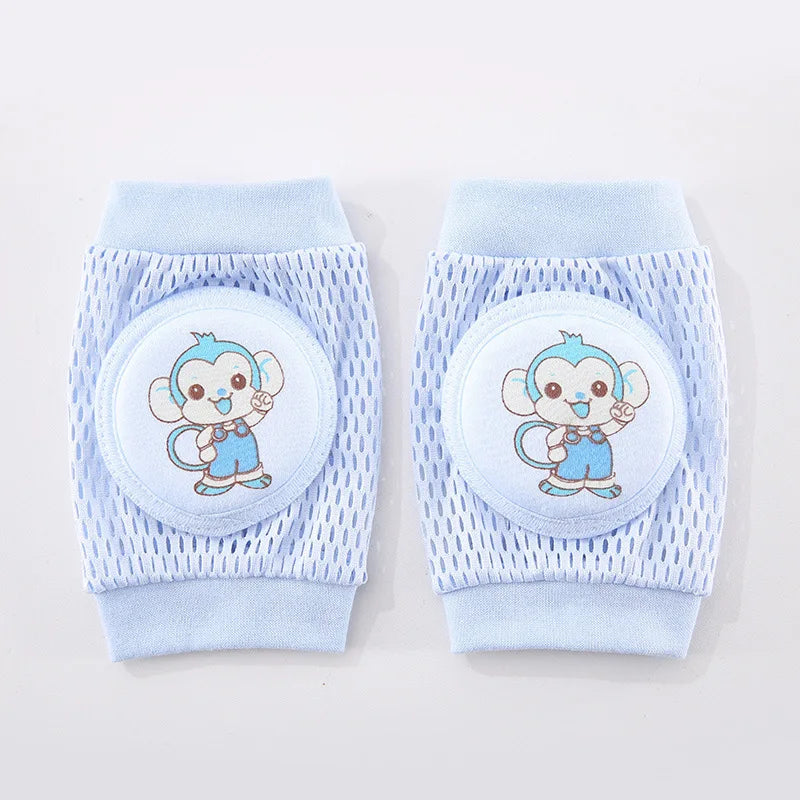 Baby Accessories Knee Pads Safety Boy Girl Kids Crawling Gaiter Toddler Slip Protector Infant Animal Monkey Tiger Dino Elephant