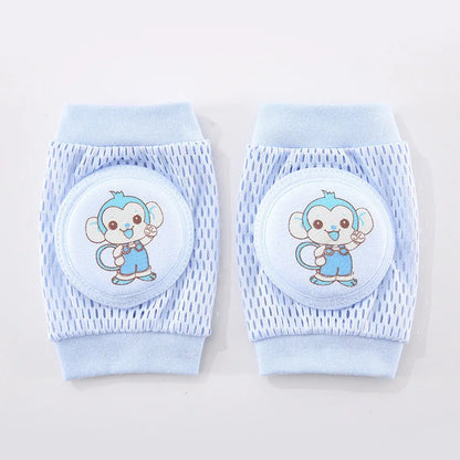 Baby Accessories Knee Pads Safety Boy Girl Kids Crawling Gaiter Toddler Slip Protector Infant Animal Monkey Tiger Dino Elephant