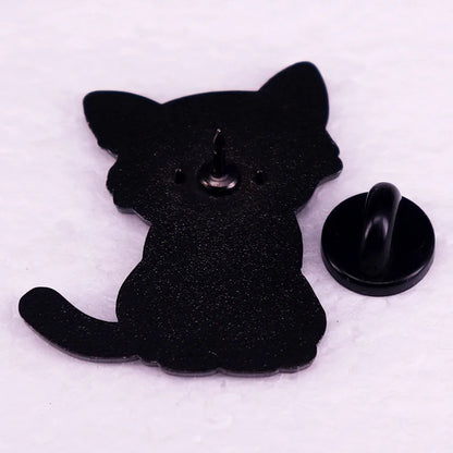Asexual LGBT Pride Cat Enamel Pin Kawaii Rainbow Kitty Purride Badge Brooch Jewelry Backpack Decorate