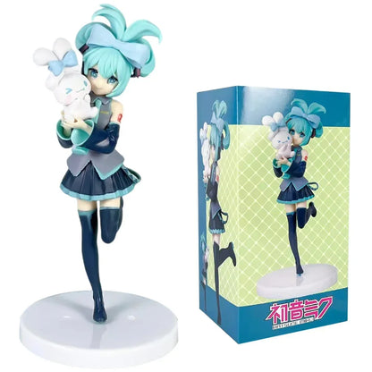 Animation Anime Beautiful Girl Hatsune Miku Handmade Devil Hatsune Miku Cat Ear Hatsune Miku Cute Handmade PVC Model Decorations