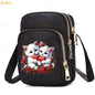 Cat & Dog Faith Quote Crossbody Phone Bag