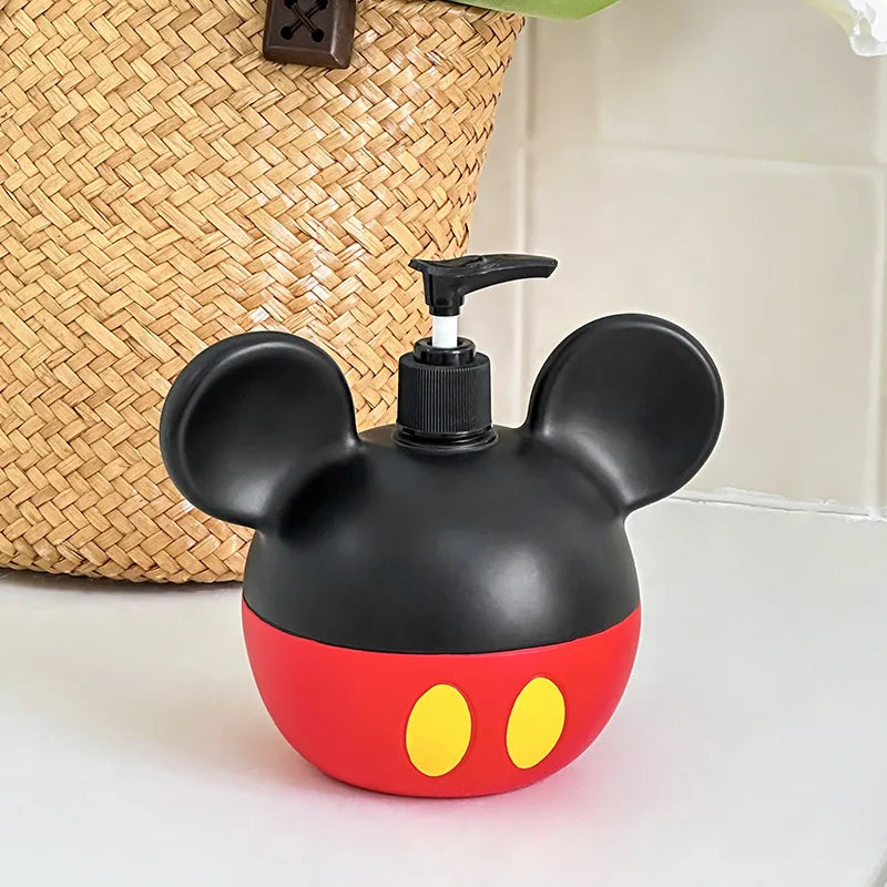 Vinyl Mushroom Soap Dispenser   Cute Mushroom‑Shaped Lotion Bottle with Black Pump