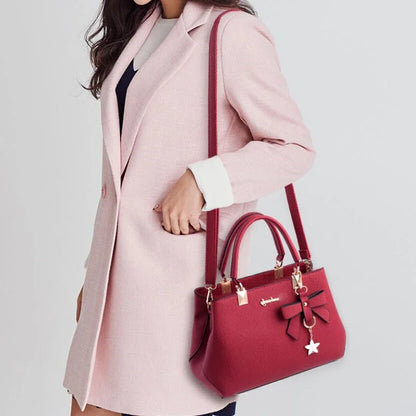 Elegant Women’s Shoulder Bag – Luxury Bowknot Crossbody