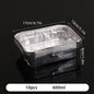 10‑Pack Rectangular Aluminum Foil Trays – Disposable Air Fryer & BBQ Food Containers
