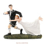 Bride & Groom Funny Wedding Cake Topper Figurine